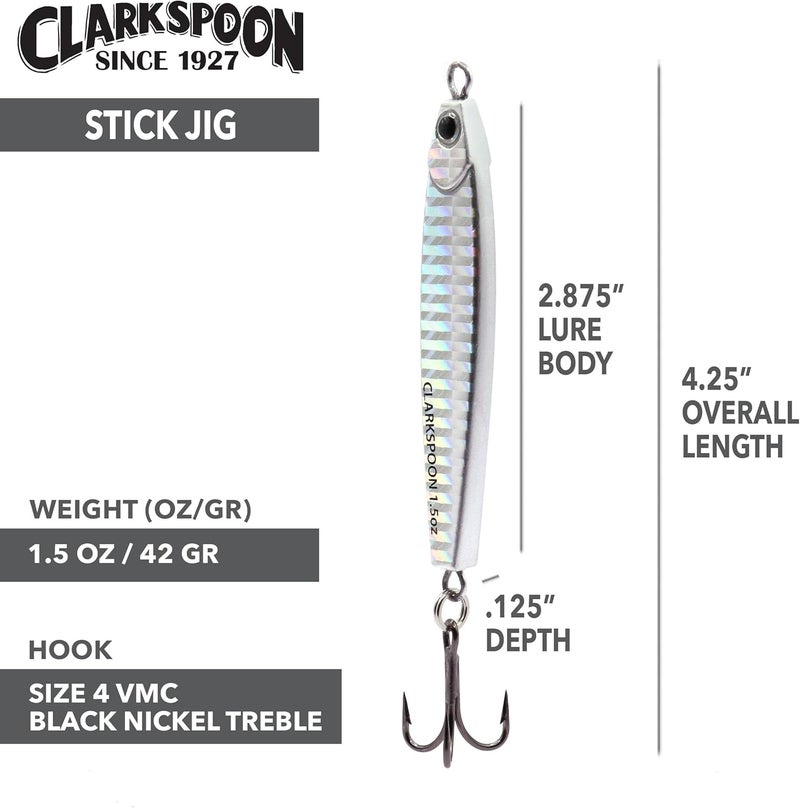 Clarkspoon Stick Jig 2 Pack | | Bonito Albies Bluefish Mullet and More - Image 4
